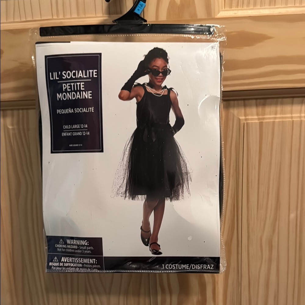 Lil' Socialite Black Costume